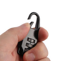 KINLED Mini cadenas à combinaison en alliage de zinc pour vélos, motos et vélos électriques - Verrou portable pour bagages et salle de sport