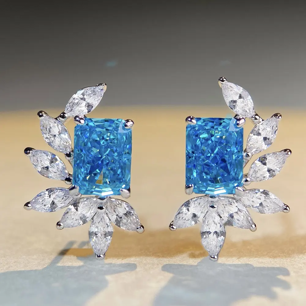Nuovo Design su misura gioielli di moda gioielli Vintage 5a zirconi cubici orecchini gioielli orecchini con zirconi