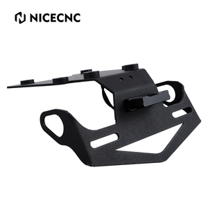 Support de plaque d'immatriculation NICECNC avec éclairage LED pour <span class=keywords><strong>Yamaha</strong></span> <span class=keywords><strong>Tenere</strong></span> <span class=keywords><strong>700</strong></span> 2019 <span class=keywords><strong>2020</strong></span> 2021 2022 2023 2024 - Product Image 1
