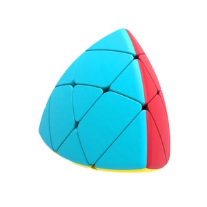 Chuyên Nghiệp Rắn Màu Kim Tự Tháp Ma Thuật Cube Thấp Moq Nhựa Não Trò Chơi Tốc Độ Cube Đồ Chơi - Product Image 6