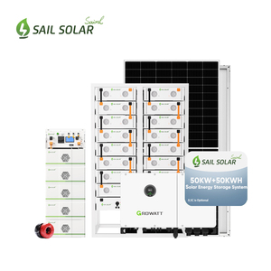 Sistema de Energía Solar de Alto Voltaje Completo de 50kva 100kva con Growatt Híbrido para Uso Comercial SAS-50KW/100KW-PVESS Solar - Product Image 4