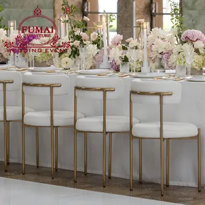Wholesale New Design Banquet Stainless Steel Hall Gold Chair For Wedding Event