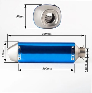 Silenciador de Escape Completo para Motocicleta HONDA CRF300L <span class=keywords><strong>RALLY</strong></span> 2021-2023, Modificación de Sección Completa - Product Image 3
