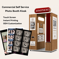 Machine à photos vintage de luxe, style bois, photomaton pour mariage, événement, fête, location, application commerciale