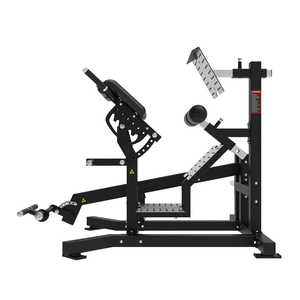 Тренажер TZfitness GC-5041 коммерческий, двухпозиционный, для разгибания бедер на 45 градусов, с нагрузкой от дисков, для тренировки ягодиц и ног в спортзале - Product Image 2