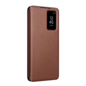 Étui de téléphone <span class=keywords><strong>en</strong></span> <span class=keywords><strong>cuir</strong></span> véritable magnétique résistant aux chocs et à la poussière <span class=keywords><strong>pour</strong></span> Samsung Galaxy S26 Ultra 5G - Product Image 3
