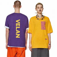 T-shirts en jersey pour hommes, 180 grammes, tricotés, personnalisés, imprimés en sérigraphie, respirants, anti-rétrécissement, anti-boulochage, anti-plis, manches courtes
