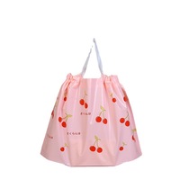 Sacs d'emballage à cordon en polyéthylène haute densité à motif fruitier Modèle 1003 pour vêtements d'enfants/femmes, cosmétiques, plats à emporter