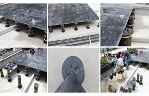 Système de socles pour dalles de balcon en plastique Sunsbuild pour projets de revêtement de sol extérieur de chambre d'hôtel - Haute résistance, durable, résistant à l'eau - Product Image 6