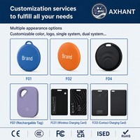 AirTag Baru Bersertifikasi Ganda MFi Google Smart Item Key Finder BLE 5.4 GPS Tracker, Berfungsi untuk Apple dan Android