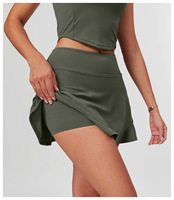 Conjunto Deportivo de 2 Piezas para Mujer, Shorts de Tenis Transpirables de Secado Rápido con Cintura Elástica para Verano, Gimnasio, Running y Ejercicio