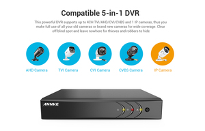 Système de sécurité ANNKE 4CH 5MP pour la surveillance à domicile, système de sécurité haute définition, enregistreur vidéo DVR avancé, détection de mouvement par apprentissage profond D - Product Image 5