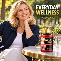 Capsules d'extrait de Maca OEM/ODM, 60 capsules, complément alimentaire à marque privée