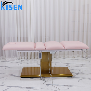 Hot Sale Luxury Salon Furniture Waxing Massage Table SPA Facial Pink Beauty Electric Treatment <b>Folding</b> <b>Bed</b> With 3 Motors - Product Image 6