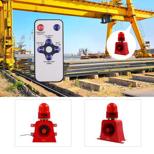 Alarm Peringatan Industri 120Db Tinggi Desibel Alarm Luar Ruangan Klakson Sirene dengan Lampu Strobo Dapat Disesuaikan - Product Image 5