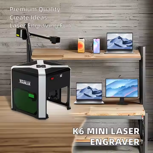 Mini máquina de marcado de escritorio <span class=keywords><strong>WAINLUX</strong></span> <span class=keywords><strong>K6</strong></span>, grabador láser eléctrico portátil, papel de bambú de cuero y madera - Product Image 2
