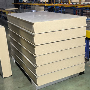 Panneau sandwich PU 50 mm 100 mm avec ouvertures pré-découpées en usine pour fenêtres et portes, murs et toits - Product Image 4