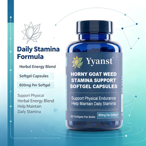 Suplemento Herbal en Cápsulas Blandas con Extracto de Horny Goat Weed para Apoyo a la Resistencia Física en Hombres Activos OEM ODM - Product Image 5