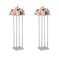Centres de table floraux géométriques en métal doré étanches pour mariages, événements, fêtes, anniversaires – Personnalisables