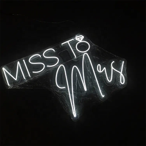 ไฟ LED ประดับผนังงานปาร์ตี้ไฟนีออนป้ายไฟ Miss TO MRS ไฟนีออนสำหรับตกแต่งผนัง - Product Image 2