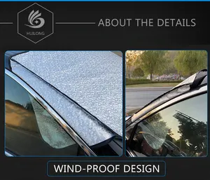 Cubierta del parabrisas del coche Invierno A prueba de nieve Verano Auto Sun Shade Frost Shield