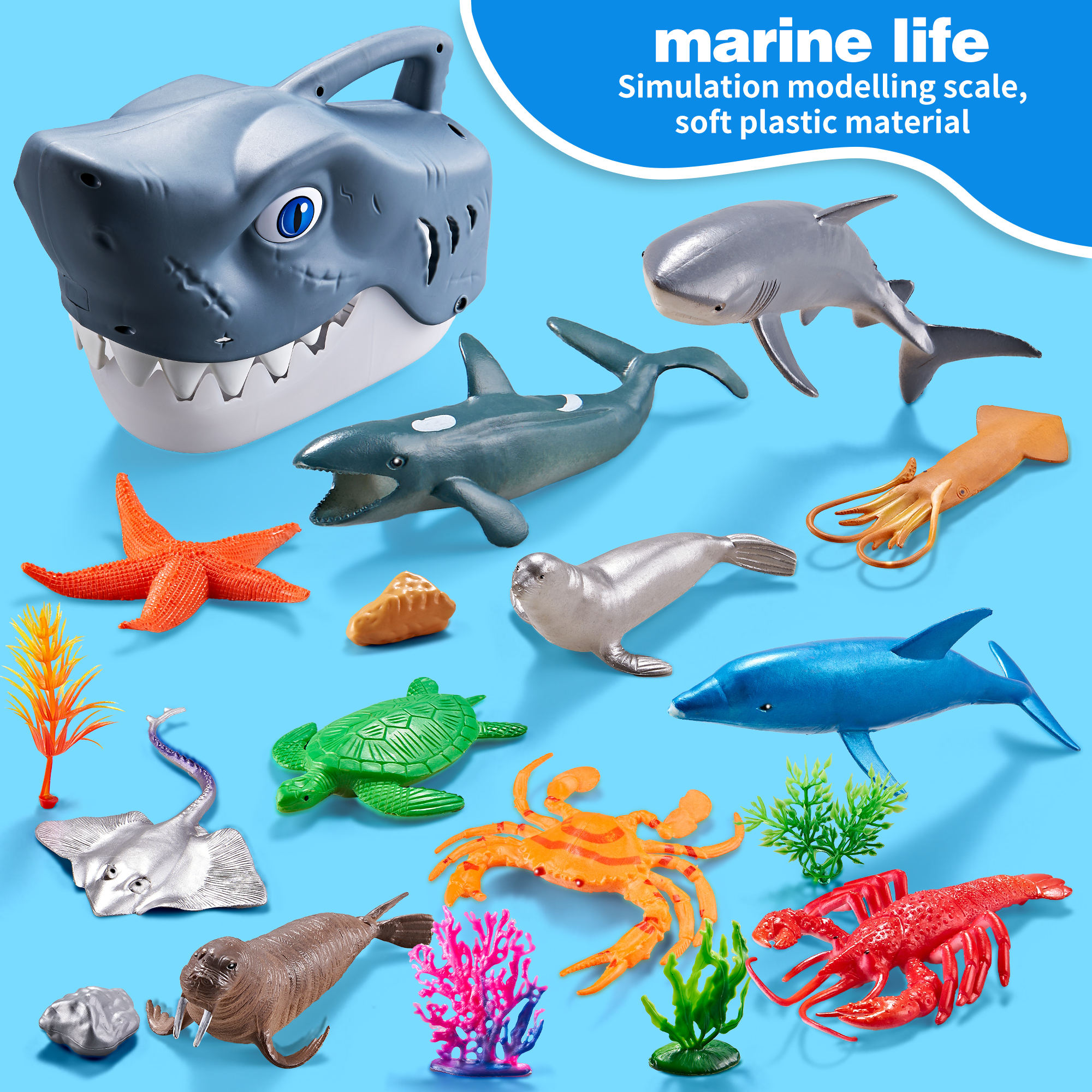 Plastic Shark Toy Toy Sharks Inch Plastic (1 Dozen) Only At