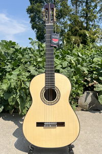<span class=keywords><strong>Guitarra</strong></span> Clásica Española de Alta Gama, Marca Aiersi, con Tapa de Abeto Macizo, Diseño con Incrustaciones de Arce Rizado, Cuerpo de Palisandro, Buen Sonido - Product Image 2