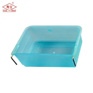Chicken Feeder Bowl with Hook Animal Feeders for Birds Water Feeder Drinkers Trough