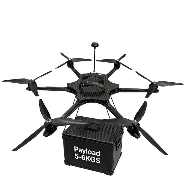 10 Inch UAV with 5KG Payload VTX 3W Professional Drone Camera Long Range Racing FPV Drone Night Version 1080p FHD