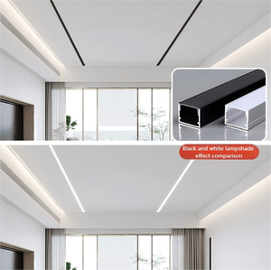 Wellshow T5 nhôm <span class=keywords><strong>Led</strong></span> hồ sơ ánh sáng tường trần <span class=keywords><strong>LED</strong></span> đùn góc với cấu hình thấp bền <span class=keywords><strong>Led</strong></span> ánh sáng trên tường trần - Product Image 4