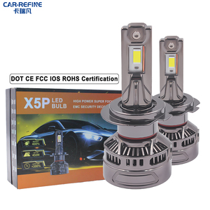 CAR-REFINE 160W 16000LM X5P K5C Bombilla de faro LED Canbus 6000K H1 <span class=keywords><strong>H3</strong></span> H4 H7 H8 H11 9005 HB4 Luces Led Auto H4 Faros antiniebla para automóviles - Product Image 1