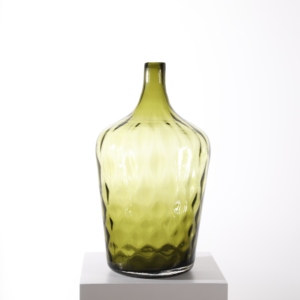 Eterna fabbrica diretta all'ingrosso verde oliva gradiente e Design testurizzato <span class=keywords><strong>vaso</strong></span> di vetro soffiato a mano <span class=keywords><strong>per</strong></span> esposizione di fiori - Product Image 3