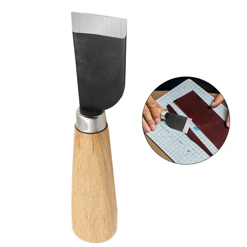 Profesyonel deri zanaat kesme bıçağı DIY zanaat bıçak Sharping Skiving aracı yüksek hız çelik bıçak sağ/sol Handed araçları