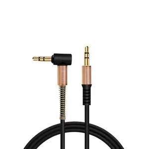 Right angle 3.5mm 90 Degree Male to Male Stereo Audio Cable