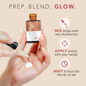 Ventes d'usine Ingrédients naturels Gouttes autobronzantes Atteindre un éclat de soleil Sérum autobronzant - Product Image 4