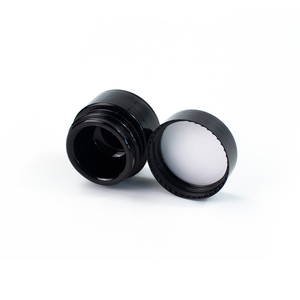 round Glass <b>Jar</b> with Lid Decal Cover for Storage and Condiments Packed in Carton - Product Image 4