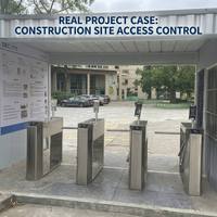 Tourniquet trépied électronique de contrôle d'accès et portillon d'entrée avec contrôleur d'accès