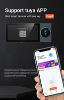 Panneau de contrôle intelligent Tuya 10 pouces, passerelle Zigbee, Android, Wifi, Ble, écran tactile, amplificateur hôte musical, prise en charge des haut-parleurs F10