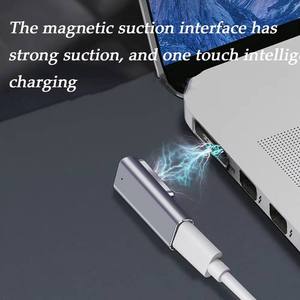 <span class=keywords><strong>Adaptateur</strong></span> d'alimentation magnétique à <span class=keywords><strong>induction</strong></span> en alliage d'aluminium OEM/ODM pour MacBook Pro/Air, <span class=keywords><strong>USB</strong></span>-<span class=keywords><strong>C</strong></span> Type-<span class=keywords><strong>C</strong></span> Femelle/Mâle - Product Image 3