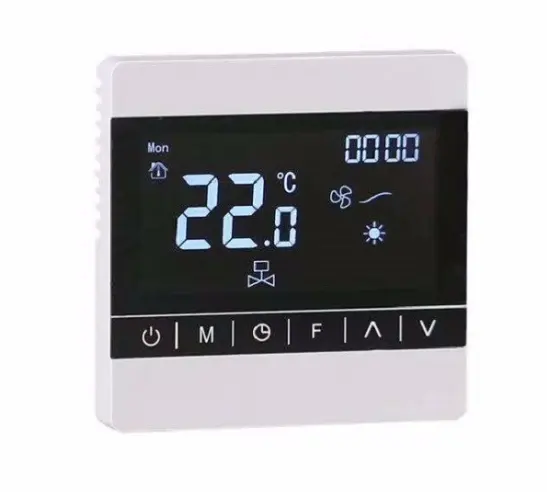 Interrupteur de synchronisation de vitesse du vent à trois vitesses, 2 tuyaux, 4 tuyaux, régulateur de température de climatisation, thermostat,thermostat