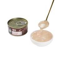 Nourriture humide pour chat, haute teneur en protéines, faible teneur en matières grasses, formule à base de viande, boîte de 85 g, haute nutrition, sans additifs, santé digestive, durée de conservation de 2 ans