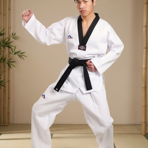 <span class=keywords><strong>Kimono</strong></span> Dobok <span class=keywords><strong>Kyokushinkai</strong></span> Professionnel en Toile 100% Coton pour Enfants – Uniforme Léger de Taekwondo et Arts Martiaux - Product Image 1