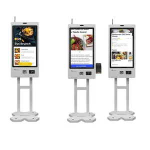 Crtly Bill Self Service Ticket Restaurant Ordering Touch Screen Burger Kisok Food Ordering Kiosk