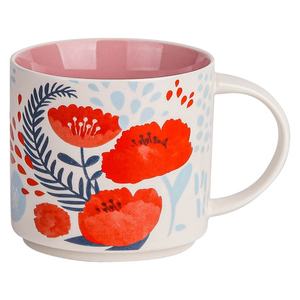 Tasse à petit déjeuner en <span class=keywords><strong>porcelaine</strong></span> <span class=keywords><strong>de</strong></span> haute qualité avec imprimé floral, capacité <span class=keywords><strong>de</strong></span> 450 ml - Product Image 5
