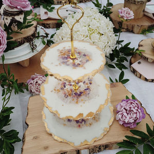 Soporte para Pasteles de Resina Ecológico, Duradero y Elegante para Tartas, Cupcakes y Pasteles - Product Image 1