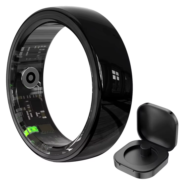 2026 Smart Hrv Sleep Tracker Step Counting Menstrual Cycle Fitness Ring Ceramic IP68 App Control Remote Control Supplier