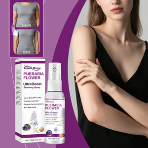 OEM Private Label Body dimagrante <span class=keywords><strong>Spray</strong></span> brucia grassi estratto di fiori Pueraria migliora l'elasticità della pelle compattezza cura modellante corpo - Product Image 4