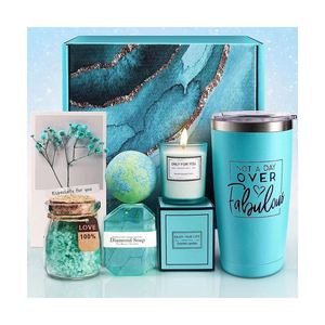 Canasta de Regalo Spa Relajante, Regalos de Navidad para Mamá, Hermana, Mejor Amiga, Esposa, Set de Regalo de Cumpleaños Personalizado para Mujeres - Product Image 1