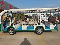 Bus électrique de tourisme à 6 rangées et 4-17 places, véhicule de parc miniature d'occasion, batterie au plomb, 60 km/h, marque RC personnalisée, prix abordable
