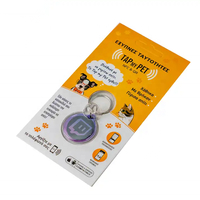 Hot Sale Anpassbarer Druck Qr-Code RFID-Epoxid karte NTG213 Epoxy-NFC-Haustier anhänger mit NFC-Chip für Haustier halsband
